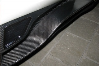 Hodoor Performance Carbon fiber rear skirt flaps for Ferrari 458 Italia