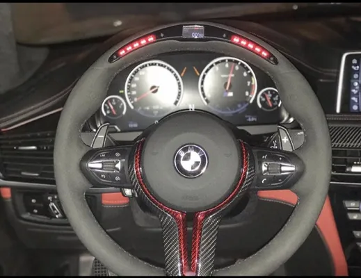 Hodoor Performance Carbon fiber insert in steering wheel for BMW X5 M F85