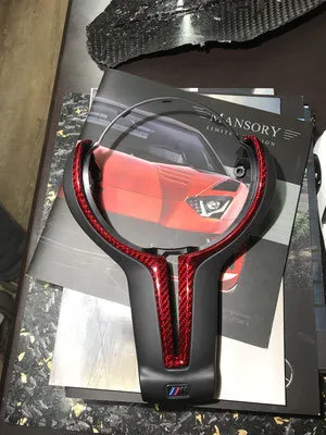 Hodoor Performance Carbon fiber insert in steering wheel for BMW X5 M F85