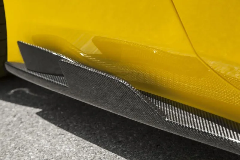 Hodoor Performance Carbon fiber side sills with double dividers for Ferrari 458 Speciale
