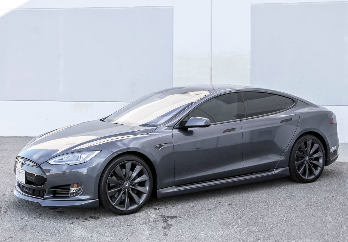 Unplugged Performance Front Spoiler and Diffuser System for Tesla Model S latest model