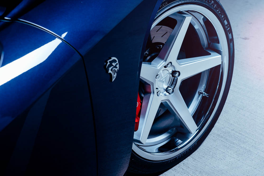 DODGE CHALLENGER  FERRADA DC-FR3 SILVER FORGED WHEELS