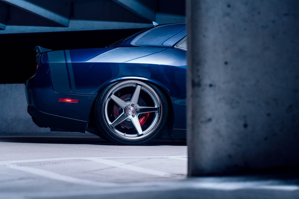 DODGE CHALLENGER  FERRADA DC-FR3 SILVER FORGED WHEELS