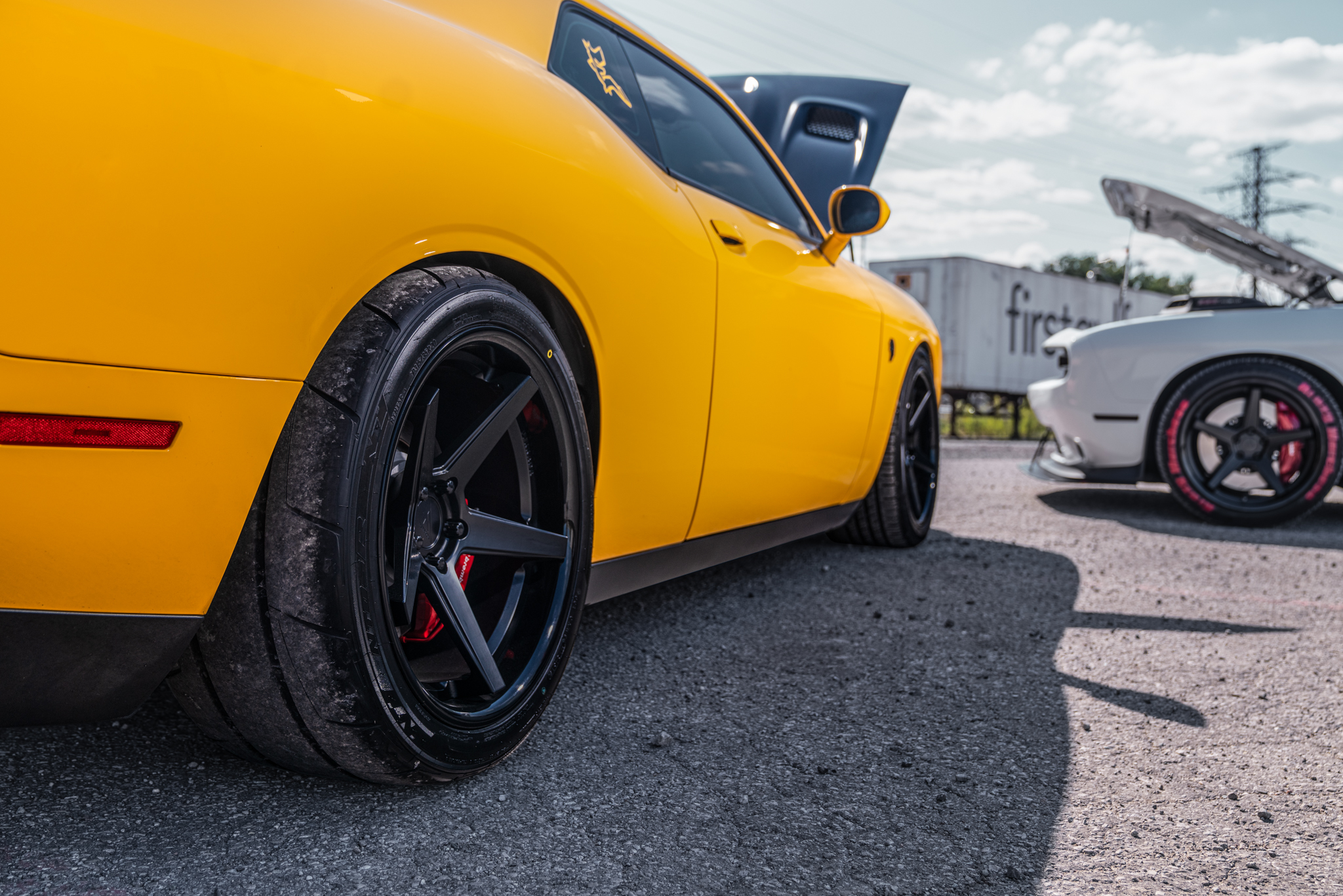 DODGE CHALLENGER  FERRADA DC-FR3 BLACK FORGED WHEELS