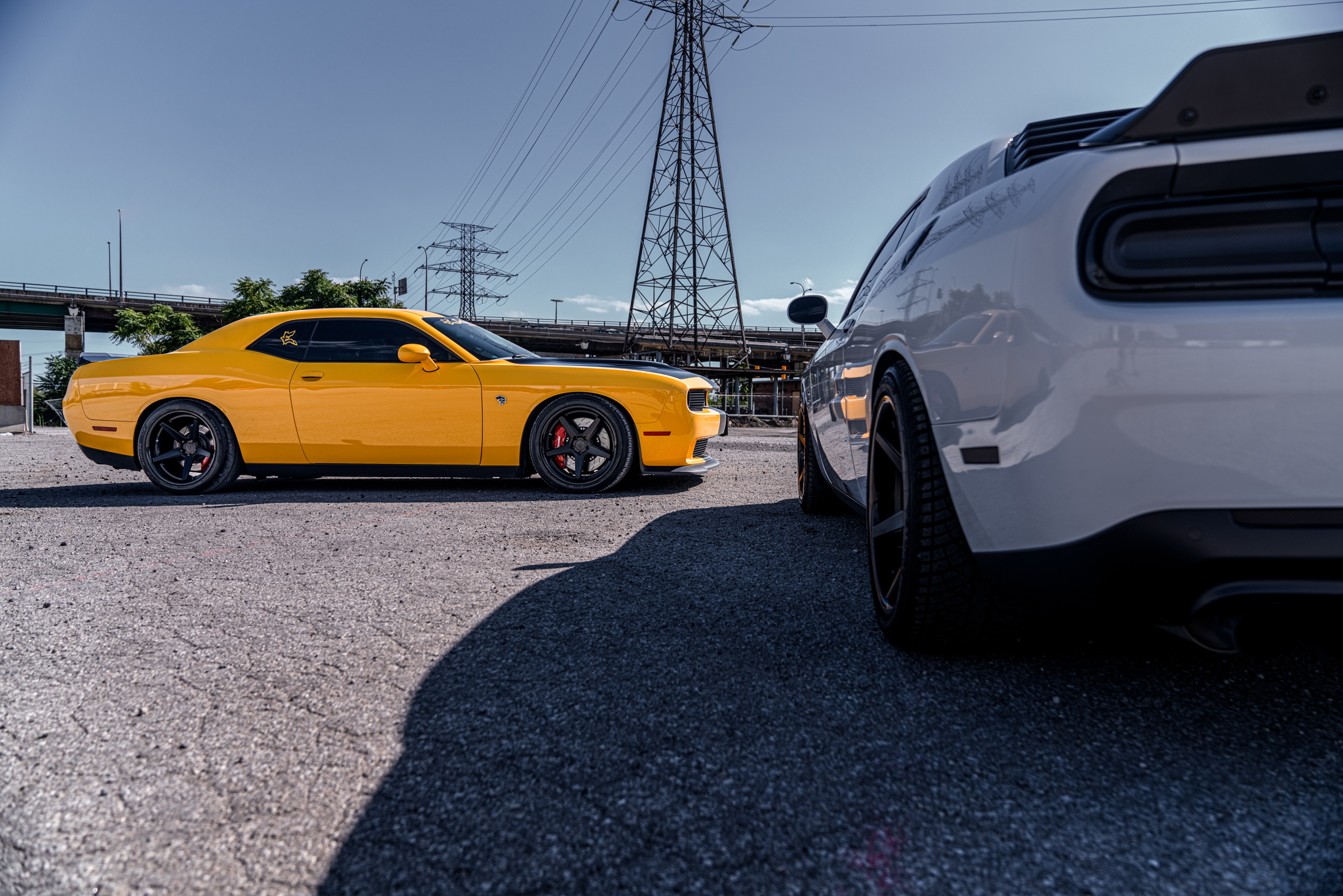 DODGE CHALLENGER  FERRADA DC-FR3 BLACK FORGED WHEELS