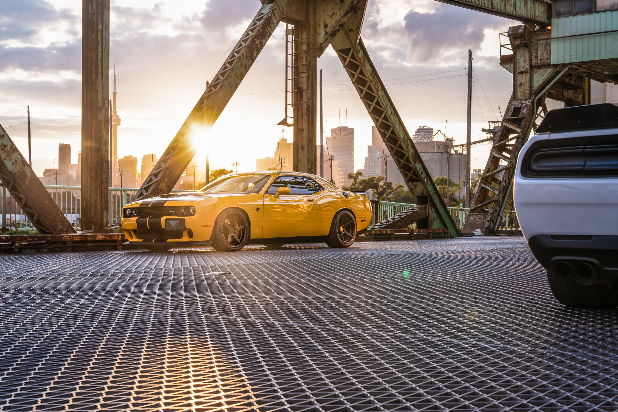 DODGE CHALLENGER  FERRADA DC-FR3 BLACK FORGED WHEELS