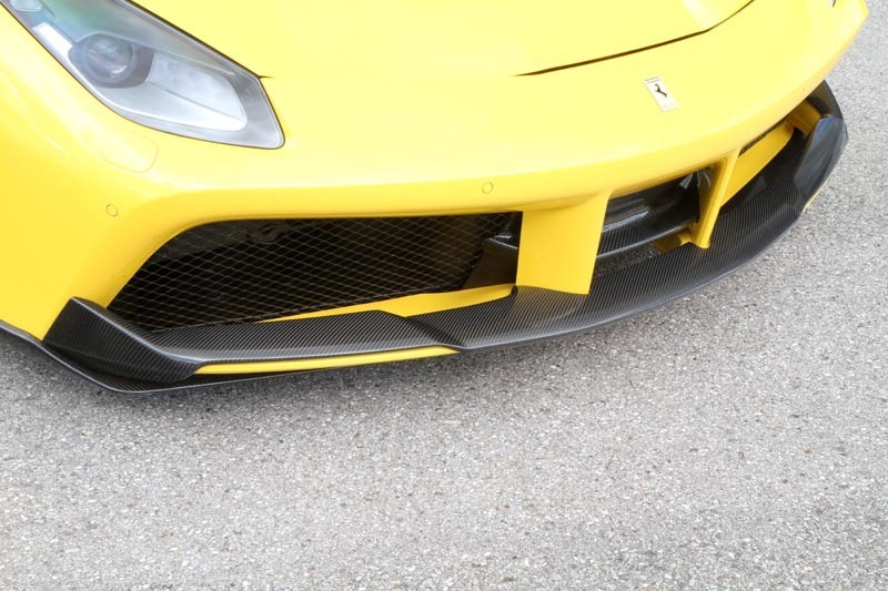 Hodoor Performance Carbon fiber lip front spoiler Novitec Style for Ferrari 488 GTB