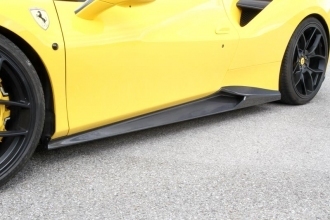 Hodoor Performance Carbon fiber side panels Novitec Style for Ferrari 488 GTB