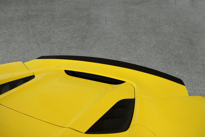 Hodoor Performance Carbon fiber lip rear spoiler Novitec Style for Ferrari 488 GTB