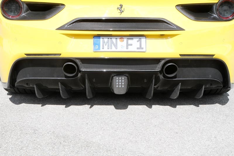 Hodoor Performance Carbon fiber diffuser Novitec Style for Ferrari 488 GTB