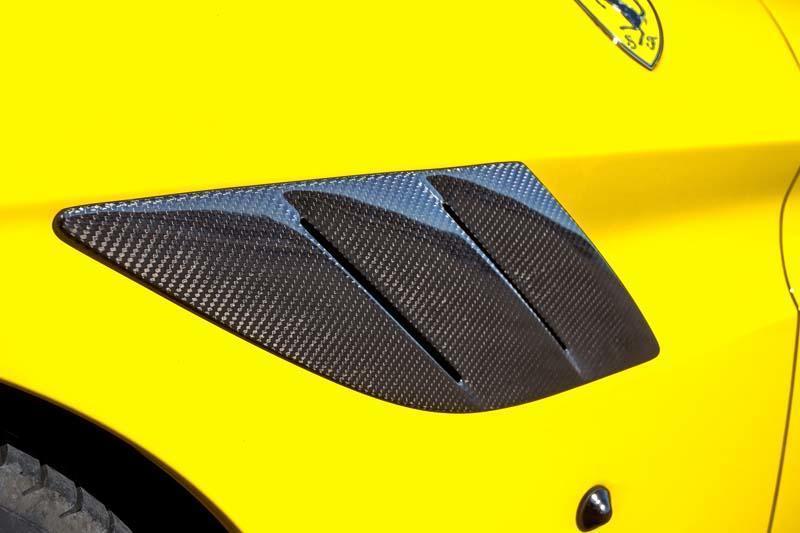 Hodoor Performance Carbon fiber inserts in wing air intakes Novitec Style for Ferrari California