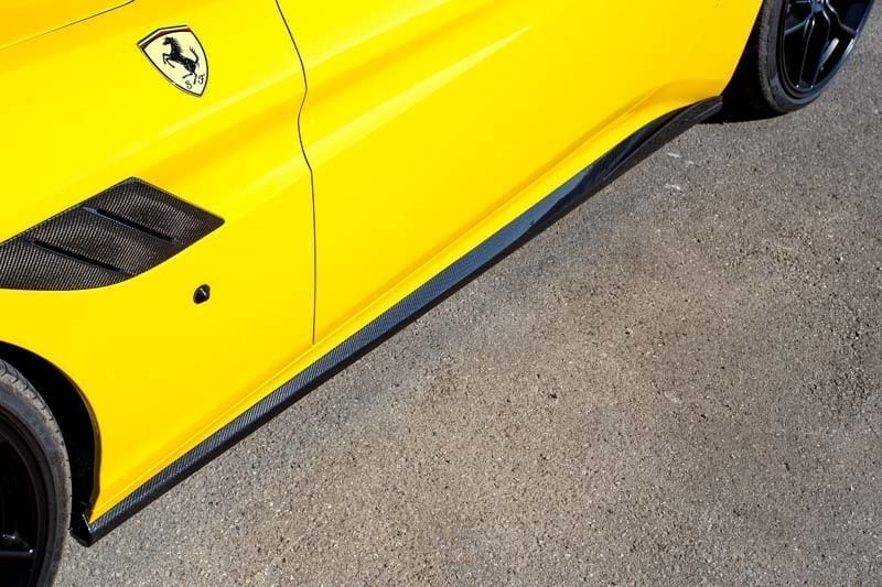 Hodoor Performance Carbon fiber door sills Novitec Style for Ferrari California