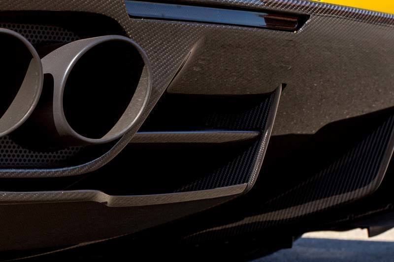 Hodoor Performance Carbon fiber dividers horizontal in diffuser upper Novitec Style for Ferrari California