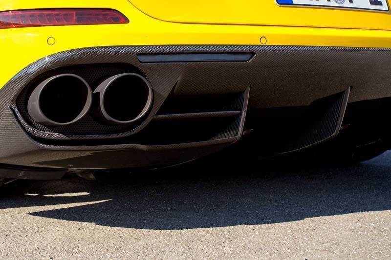 Hodoor Performance Carbon fiber dividers vertical in diffuser Novitec Style for Ferrari California