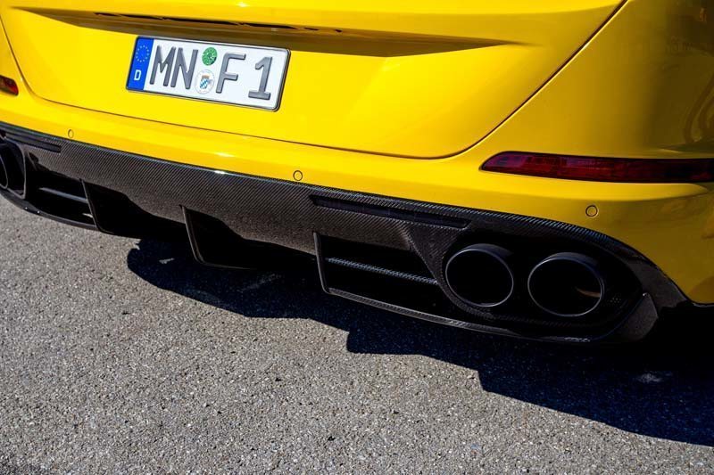Hodoor Performance Carbon fiber rear bumper diffuser Novitec Style for Ferrari California