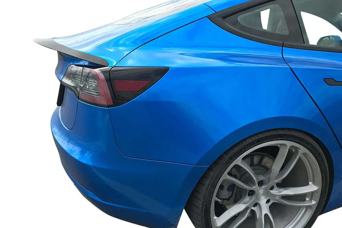 Unplugged Performance High Efficiency Trunk Spoiler for Tesla Model 3 latest model