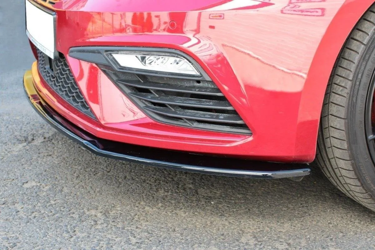Maxton Design FRONT SPLITTER V.2 FOR SEAT LEON MK3 CUPRA/ FR latest model