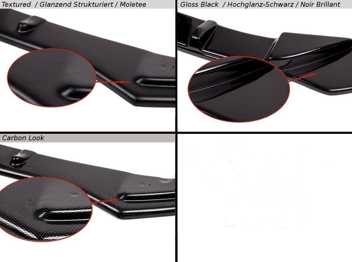 Maxton Design FRONT SPLITTER V.2 FOR SEAT LEON MK3 CUPRA/ FR abs plastic