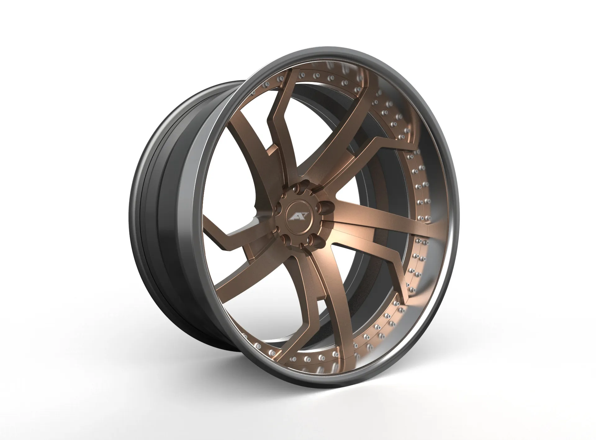 AMP Forged Wheels AMP 5ST-3P FLAT LIP