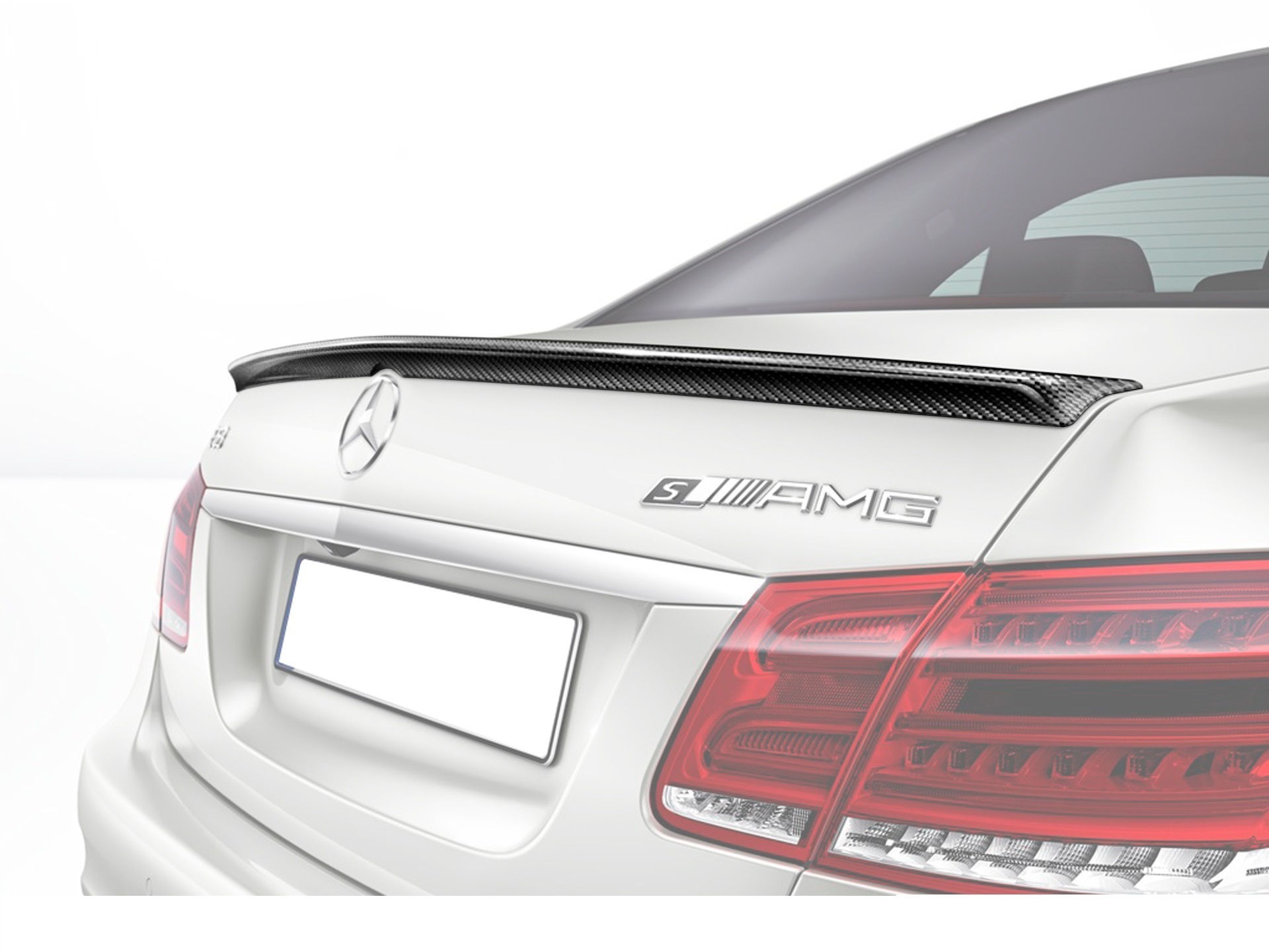 Hodoor Performance Carbon fiber trunk spoiler 63 AMG Style for Mercedes E-class W212