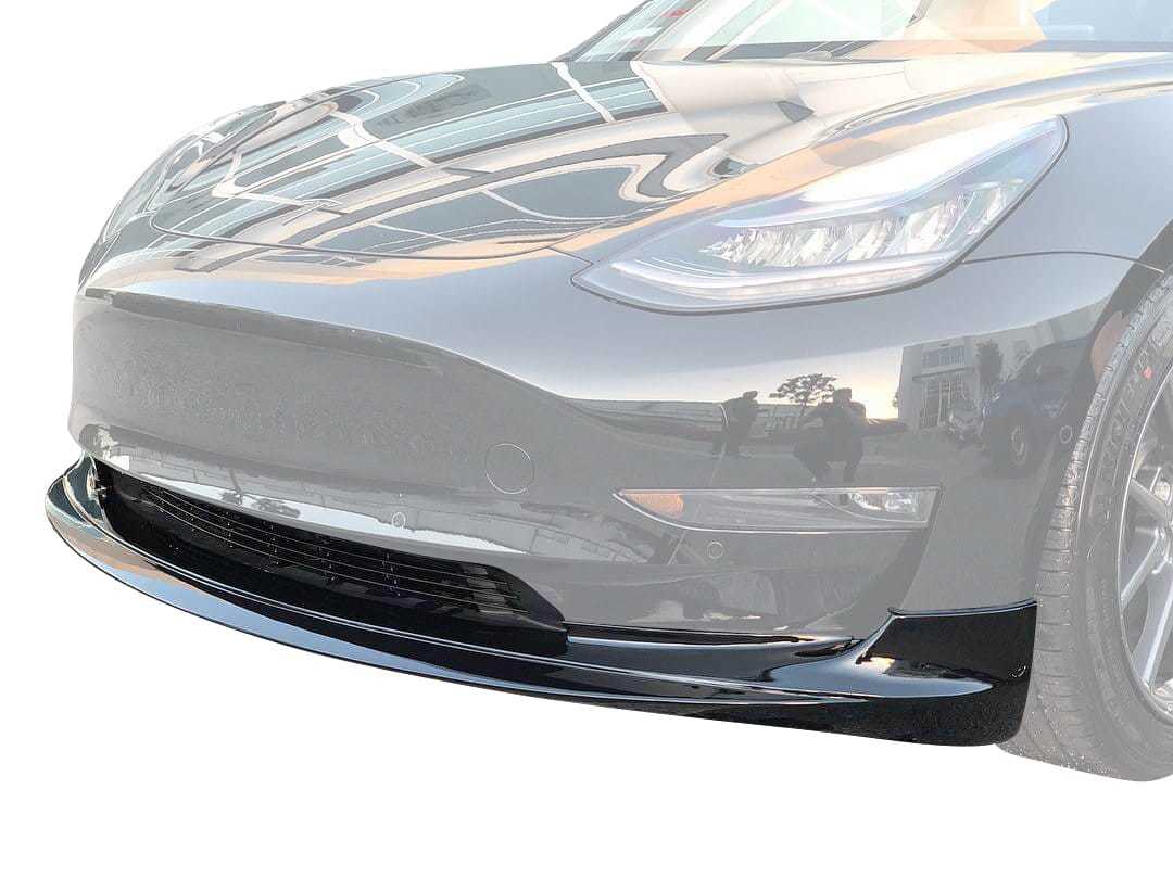Unplugged Performance Front Lip Spoiler for Tesla Model 3 new style