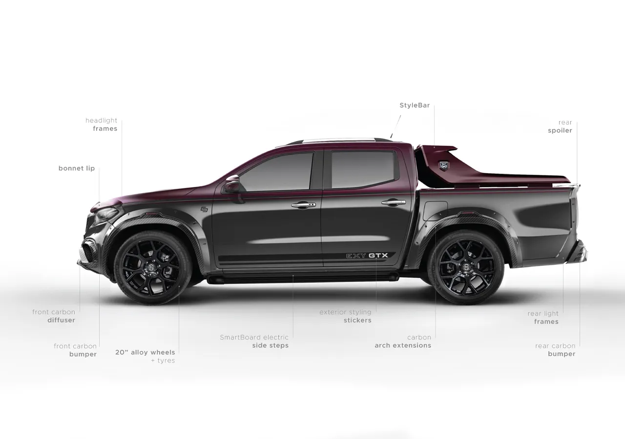 Carlex Design EXY GTX Body kit for Mercedes X-Class carbon