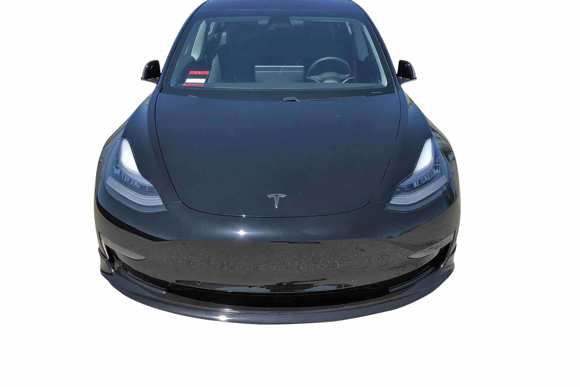Unplugged Performance Front Lip Spoiler for Tesla Model 3 carbon fiber