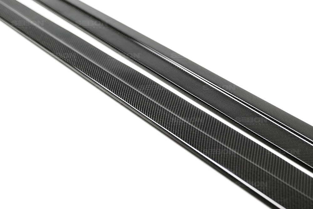 SEIBON TR-STYLE CARBON FIBER SIDE SKIRTS FOR  HONDA CIVIC SEDAN new style