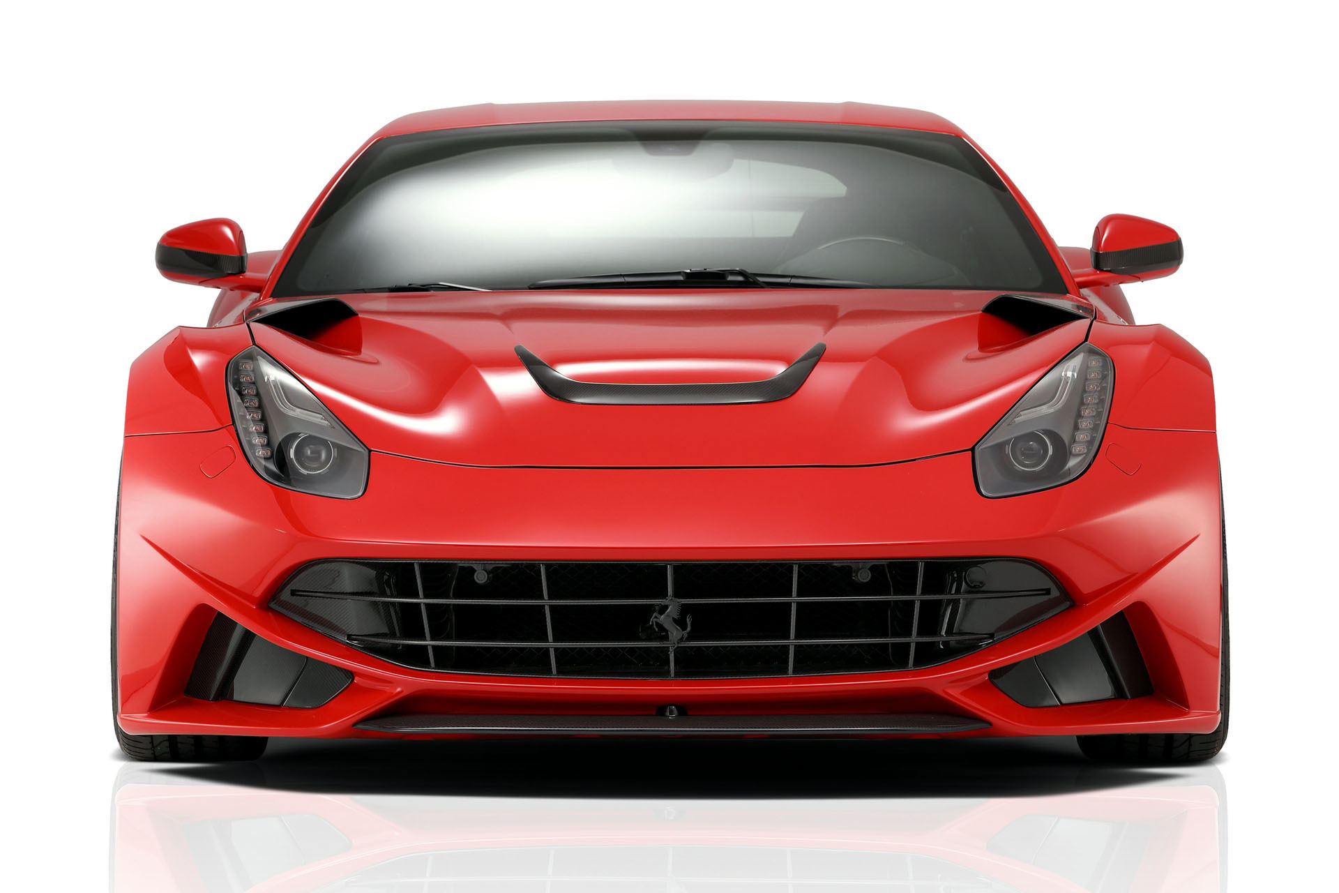 Hodoor Performance Carbon fiber inserts mirrors Novitec Style for Ferrari F12 Berlinetta