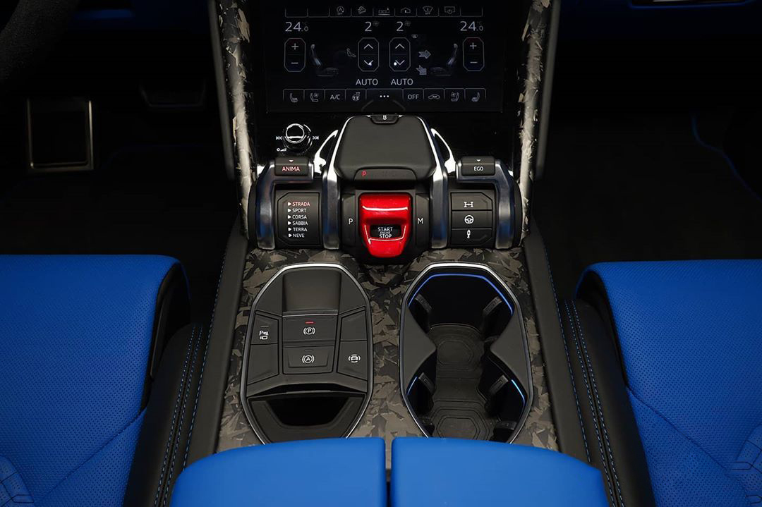 Hodoor Performance Carbon fiber interior set for Lamborghini Urus new style