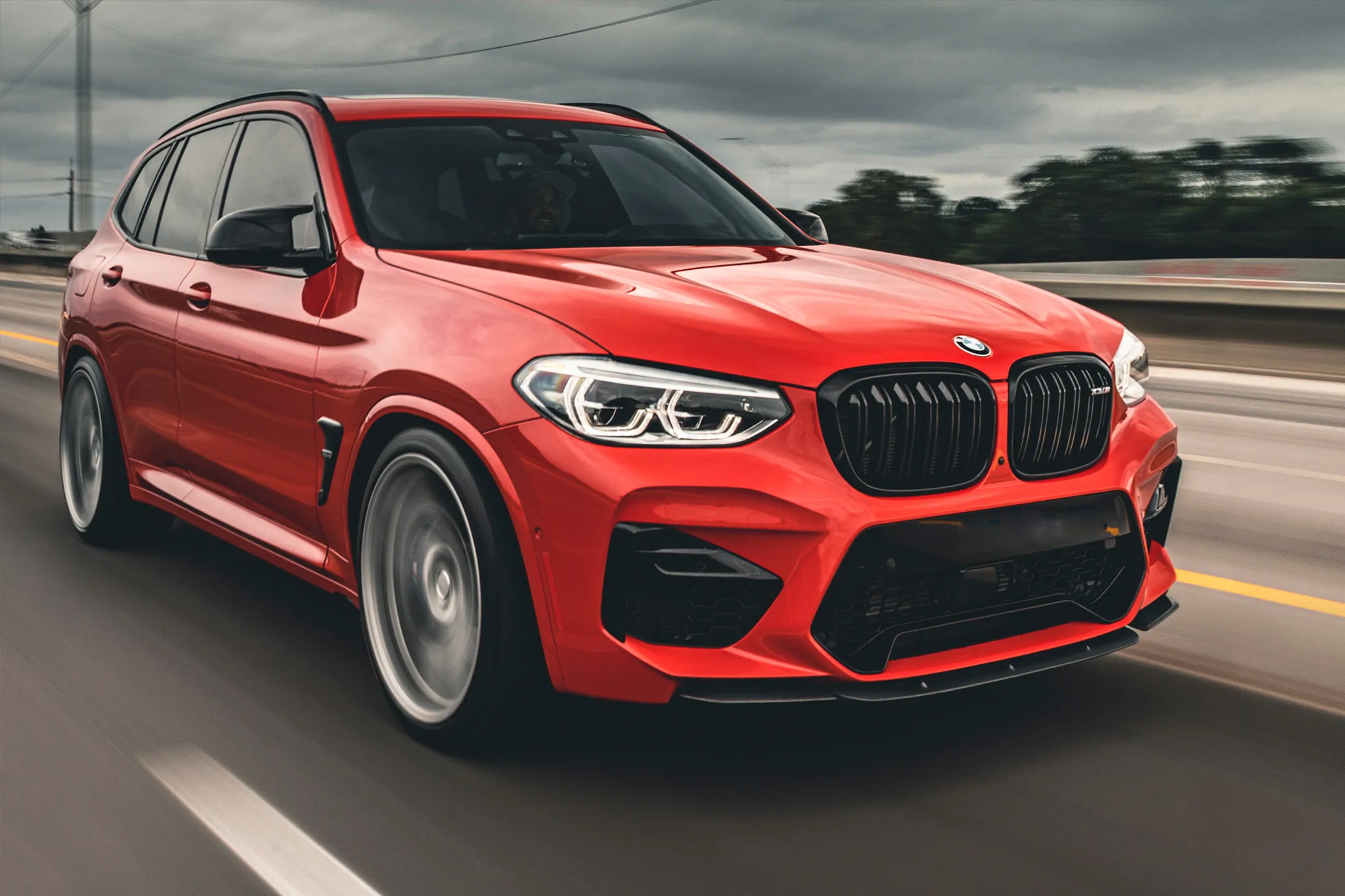 Sterckenn Carbon Fiber front splitter for BMW X3M F97 new model