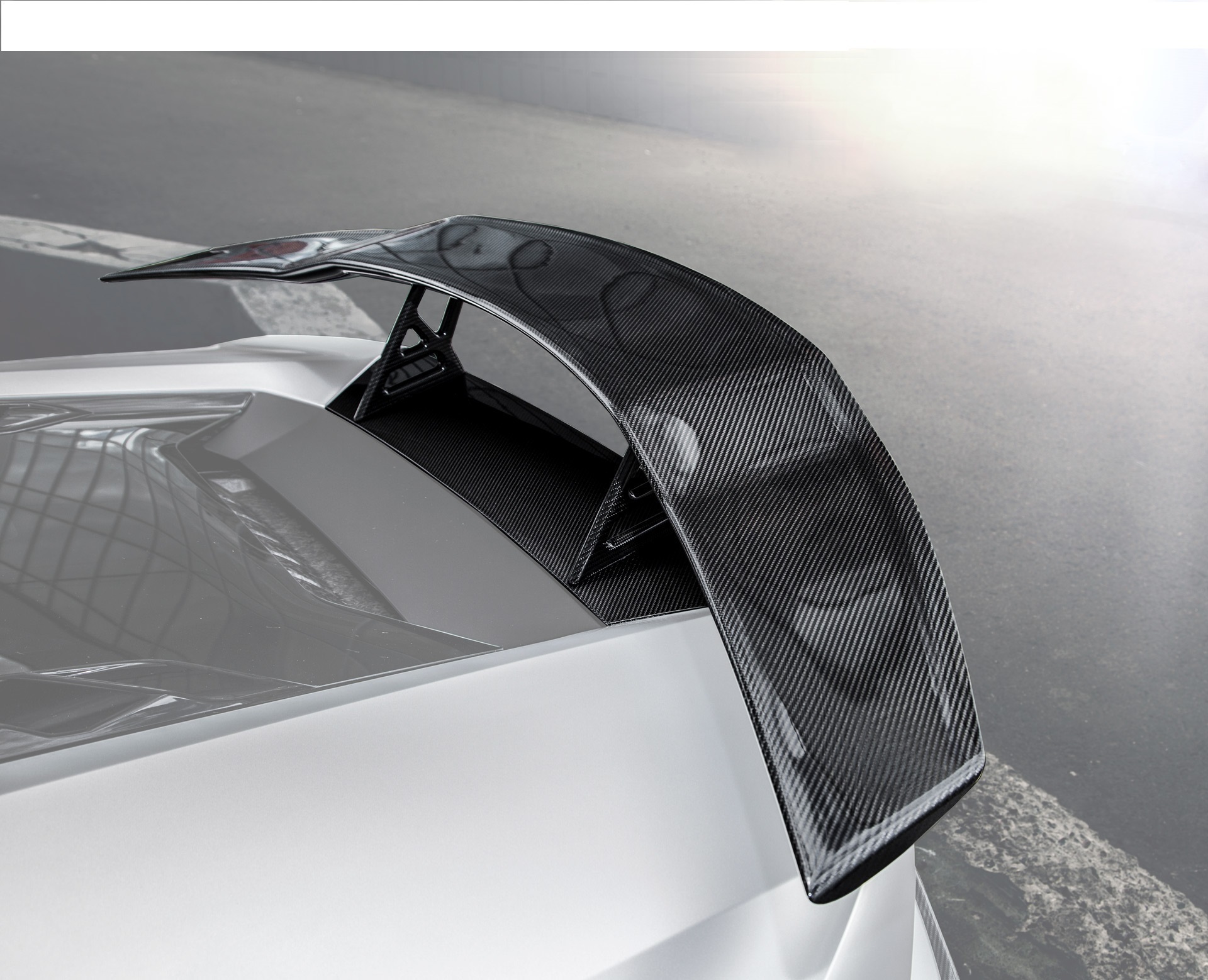 Hodoor Performance Carbon fiber wing 1 Mansory Style 2 for Lamborghini Aventador