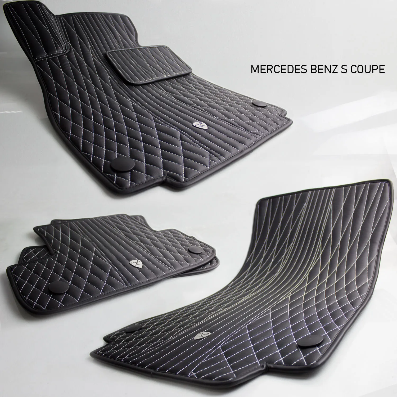 Rugs from eco-leather Vestis for Mercedes