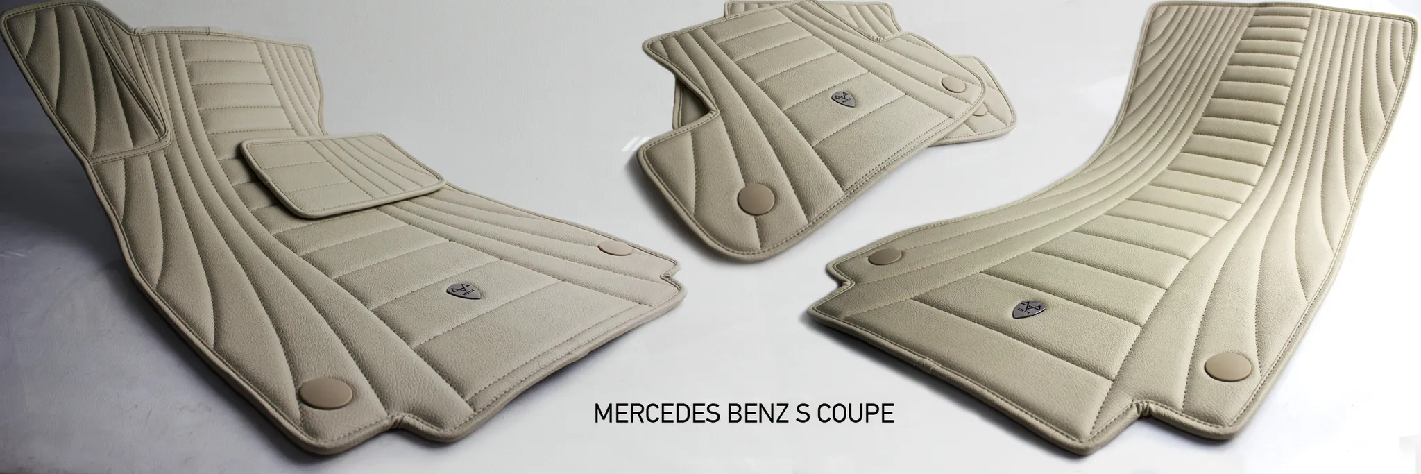 Rugs from eco-leather Vestis for Mercedes