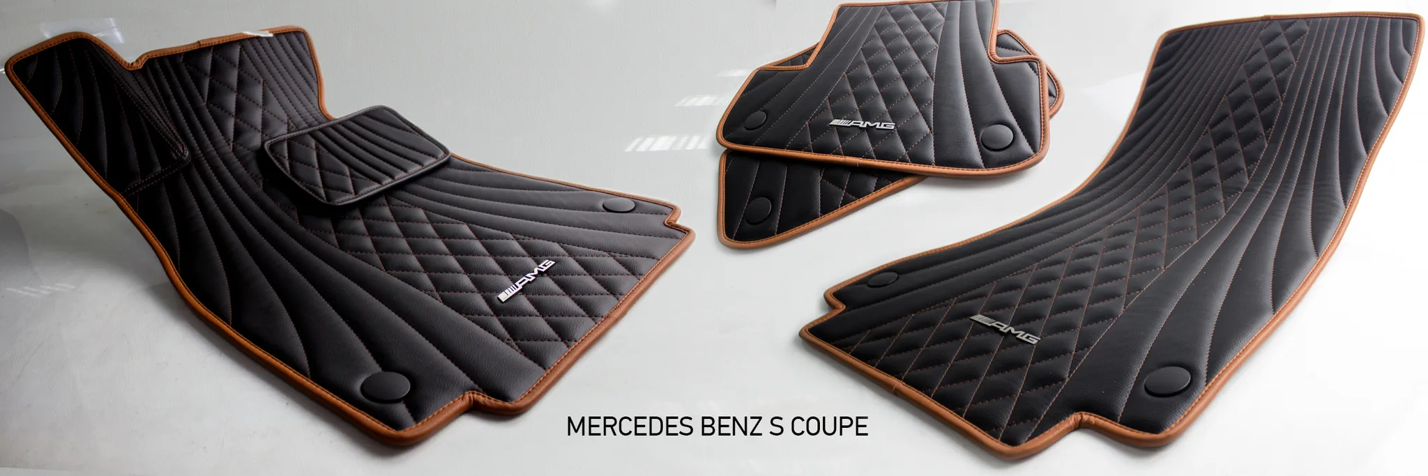 Rugs from eco-leather Vestis for Mercedes