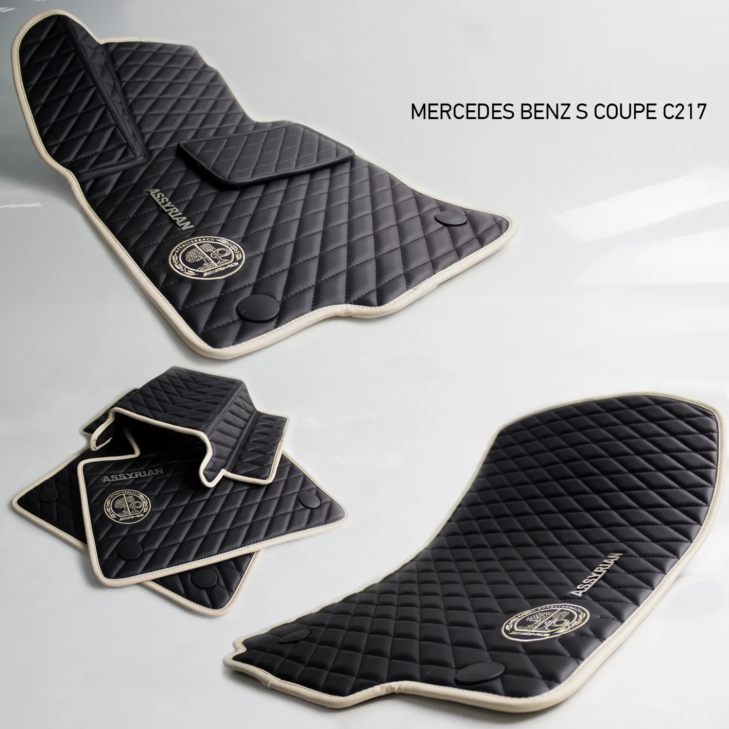 Rugs from eco-leather Vestis for Mercedes