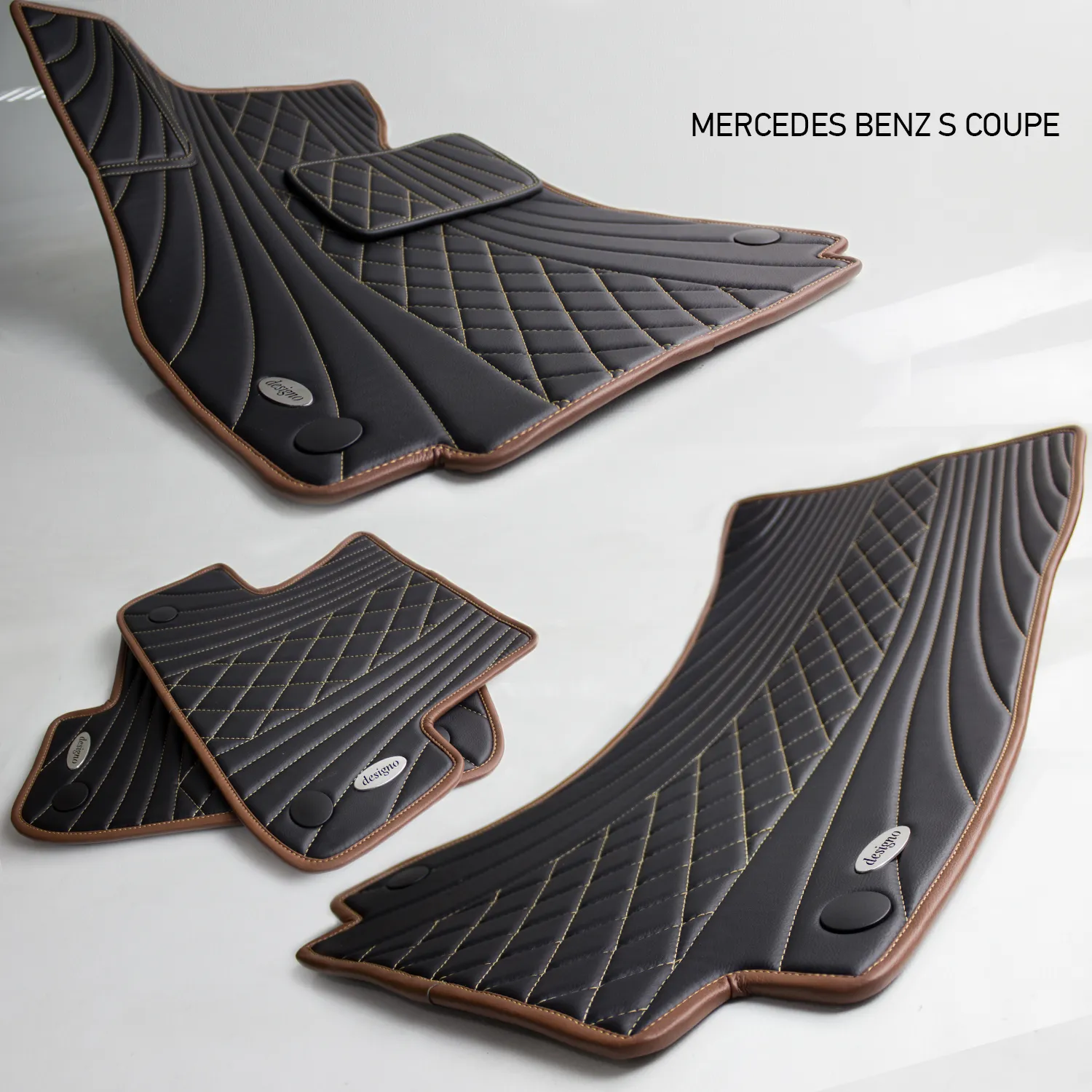 Rugs from eco-leather Vestis for Mercedes