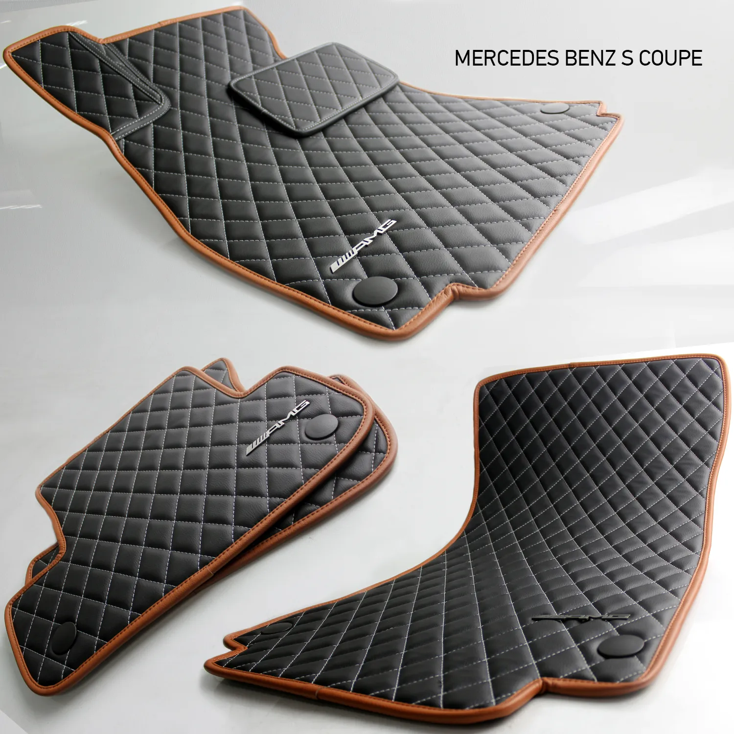 Rugs from eco-leather Vestis for Mercedes