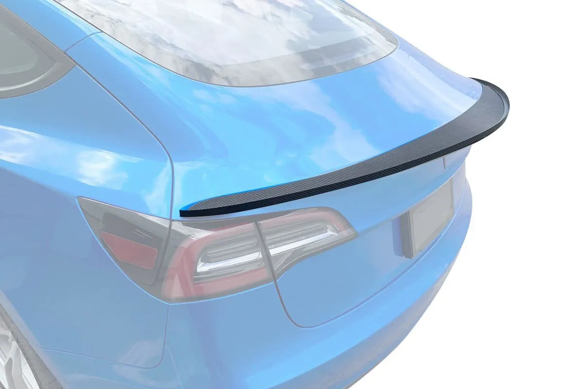 Unplugged Performance High Downforce Trunk Spoiler for Tesla Model 3 new model