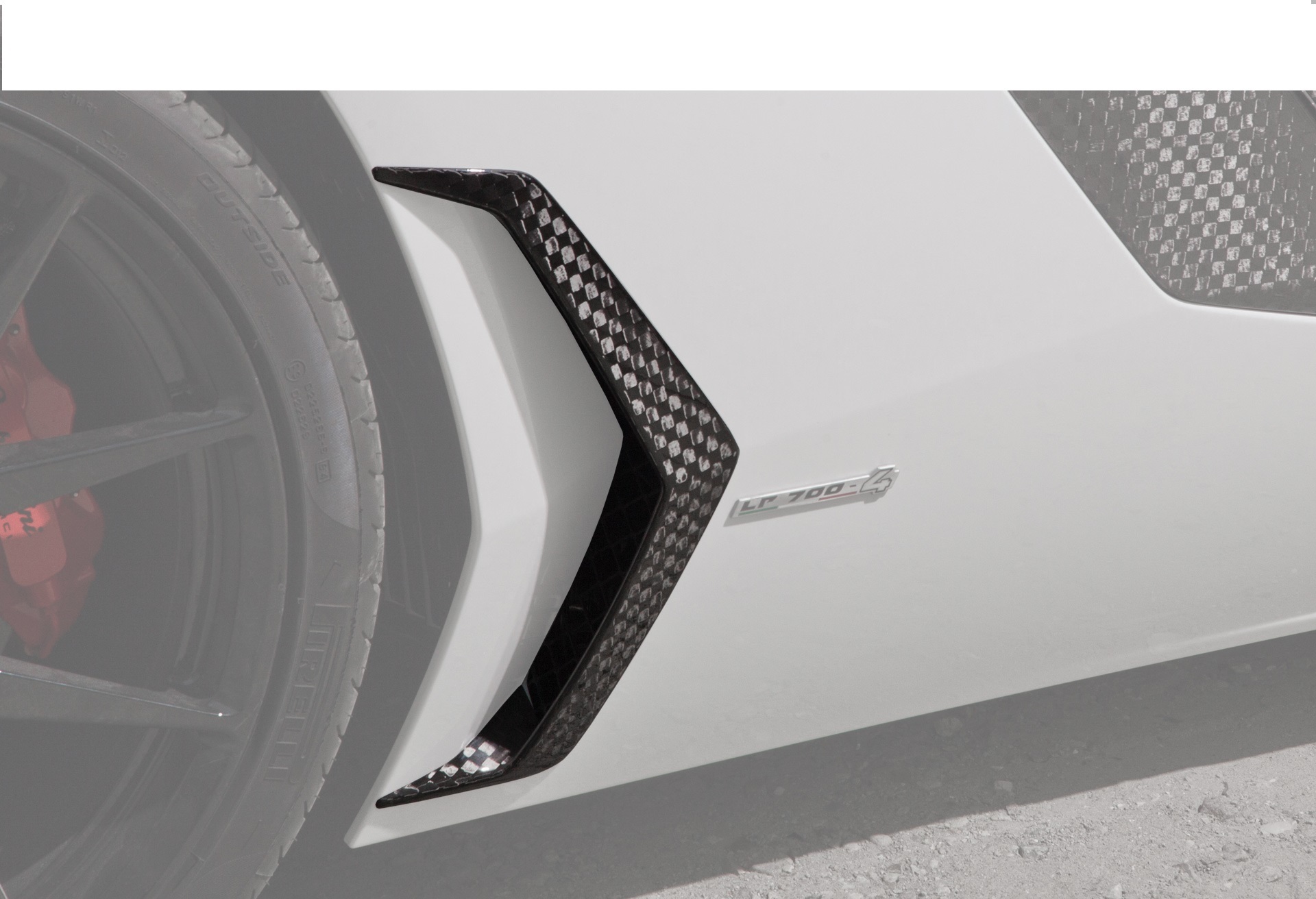 Hodoor Performance Carbon fiber air intakes for door sills Mansory Style 2 for Lamborghini Aventador