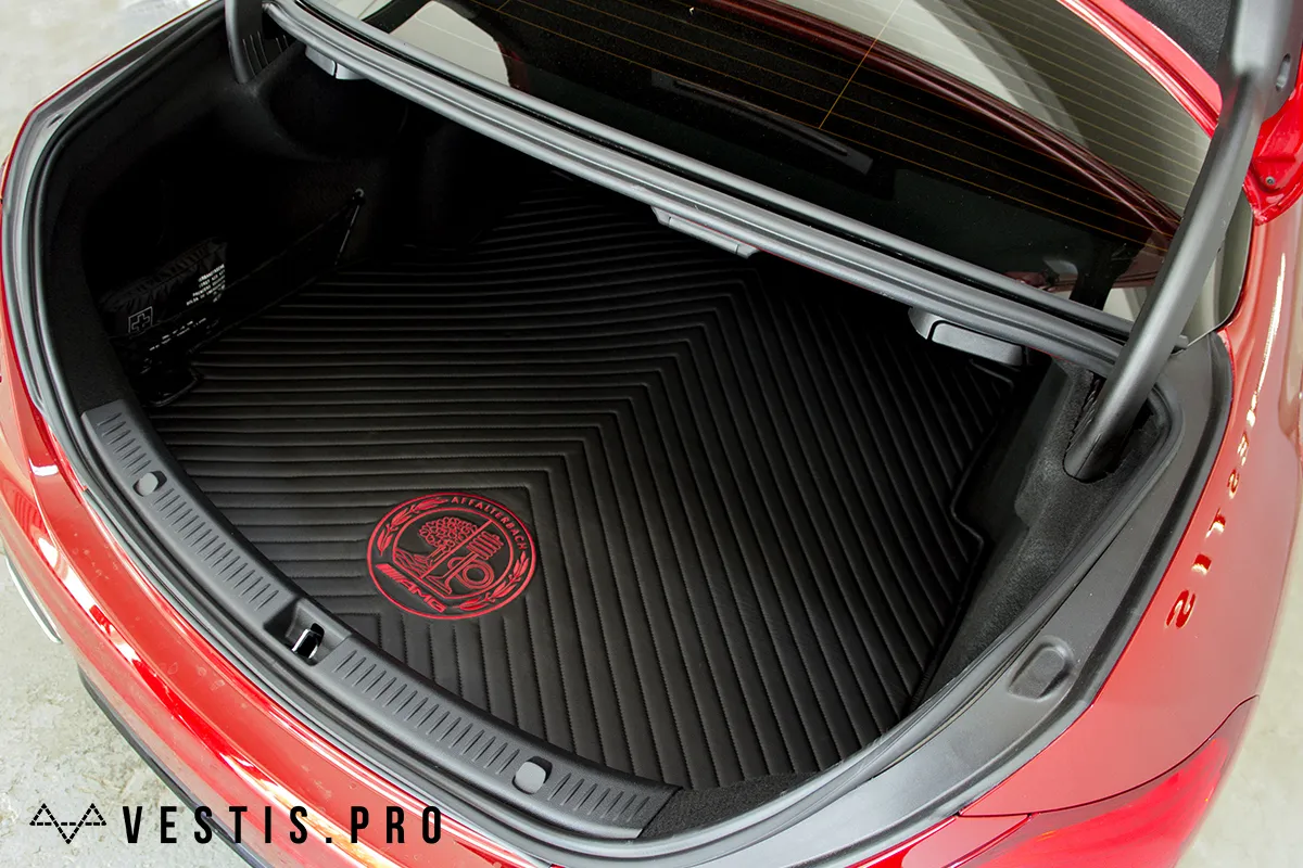 Rugs from eco-leather Vestis for Mercedes