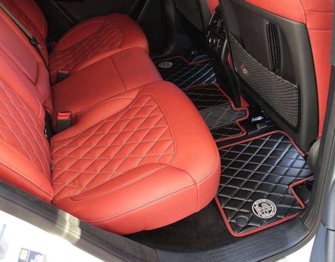 Rugs from eco-leather Vestis for Mercedes