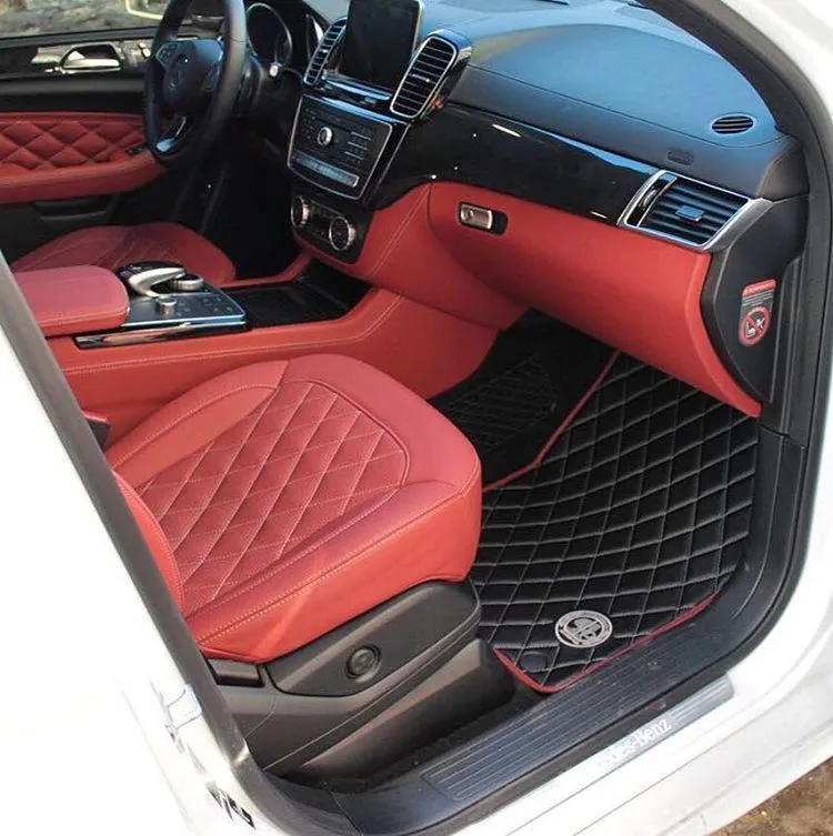 Rugs from eco-leather Vestis for Mercedes