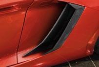 Hodoor Performance Carbon fiber side air intakes Mansory Style 2 for Lamborghini Aventador