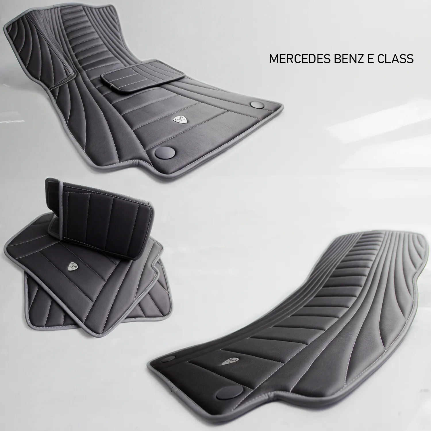 Rugs from eco-leather Vestis for Mercedes