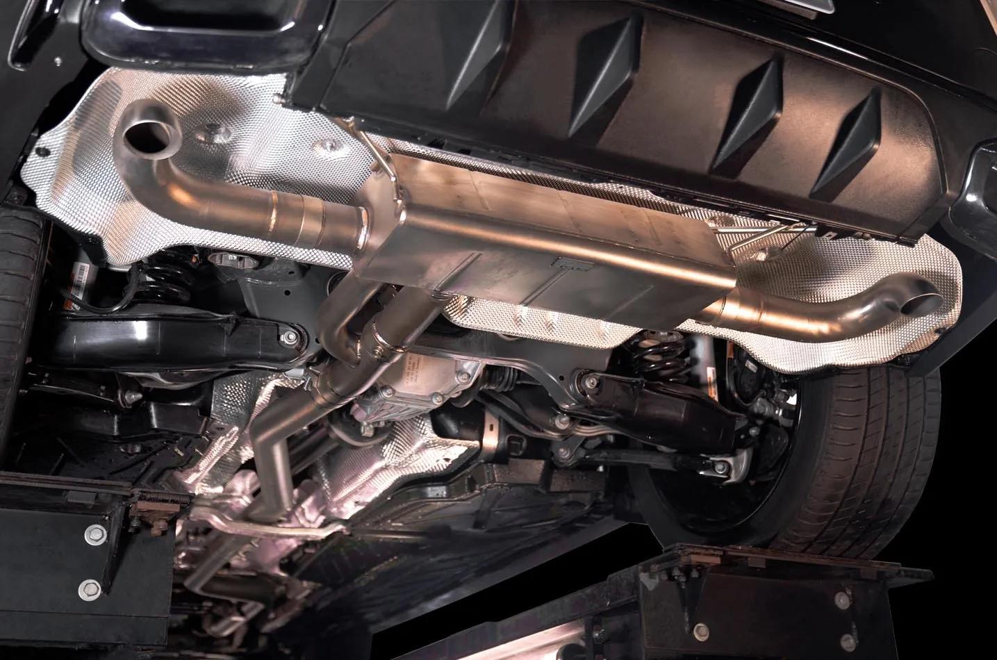 IPE exhaust system for Mercedes-Benz GLC250 / GLC300 (X253/C253) 2020 facelift