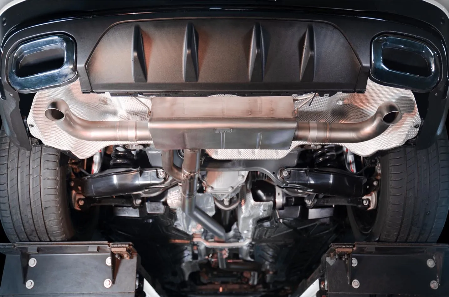 IPE exhaust system for Mercedes-Benz GLC250 / GLC300 (X253/C253) 2020 facelift