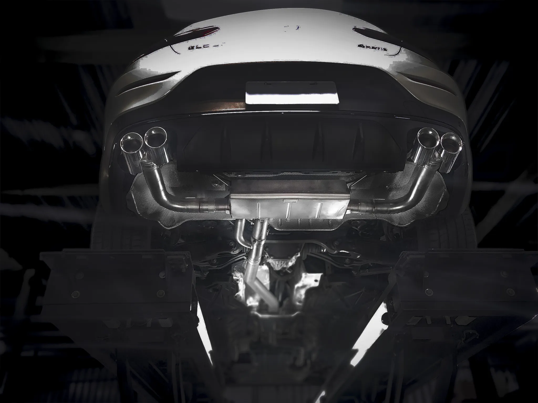 IPE exhaust system for Mercedes-Benz GLC250 / GLC300 (X253/C253) 2020 facelift
