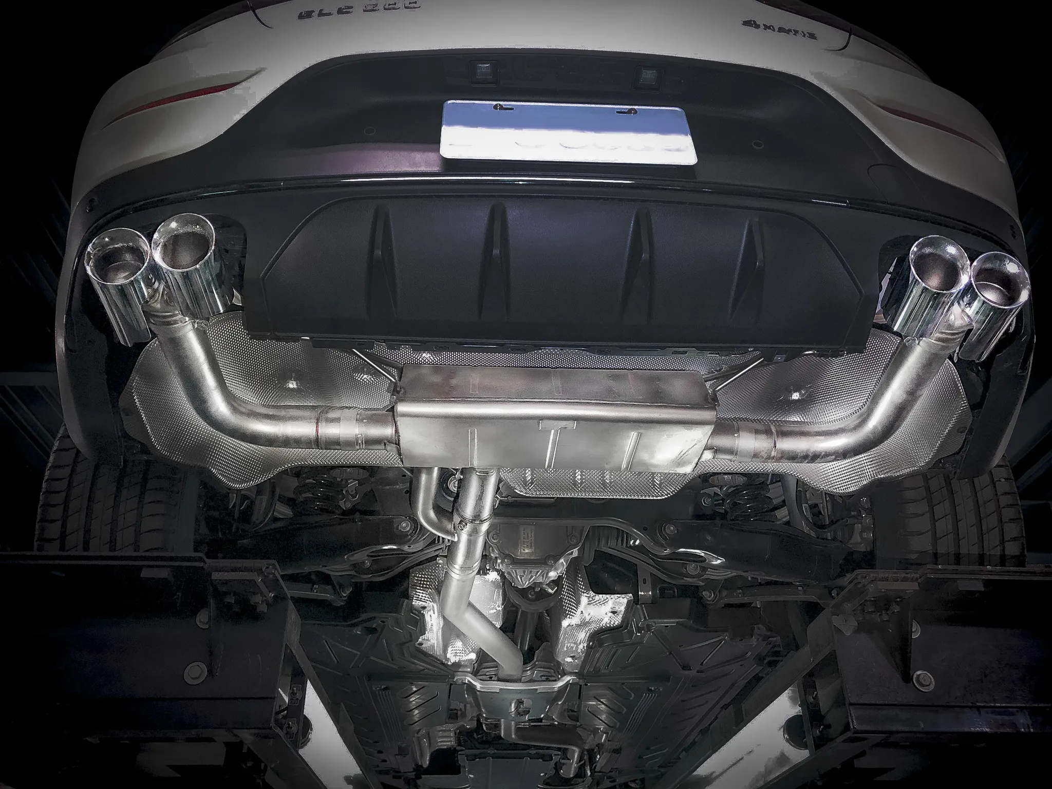 IPE exhaust system for Mercedes-Benz GLC250 / GLC300 (X253/C253) 2020 facelift