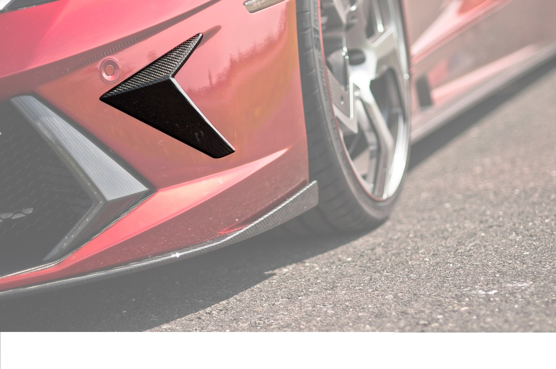 Hodoor Performance Carbon fiber corners on the front bumper Mansory Style 2 for Lamborghini Aventador